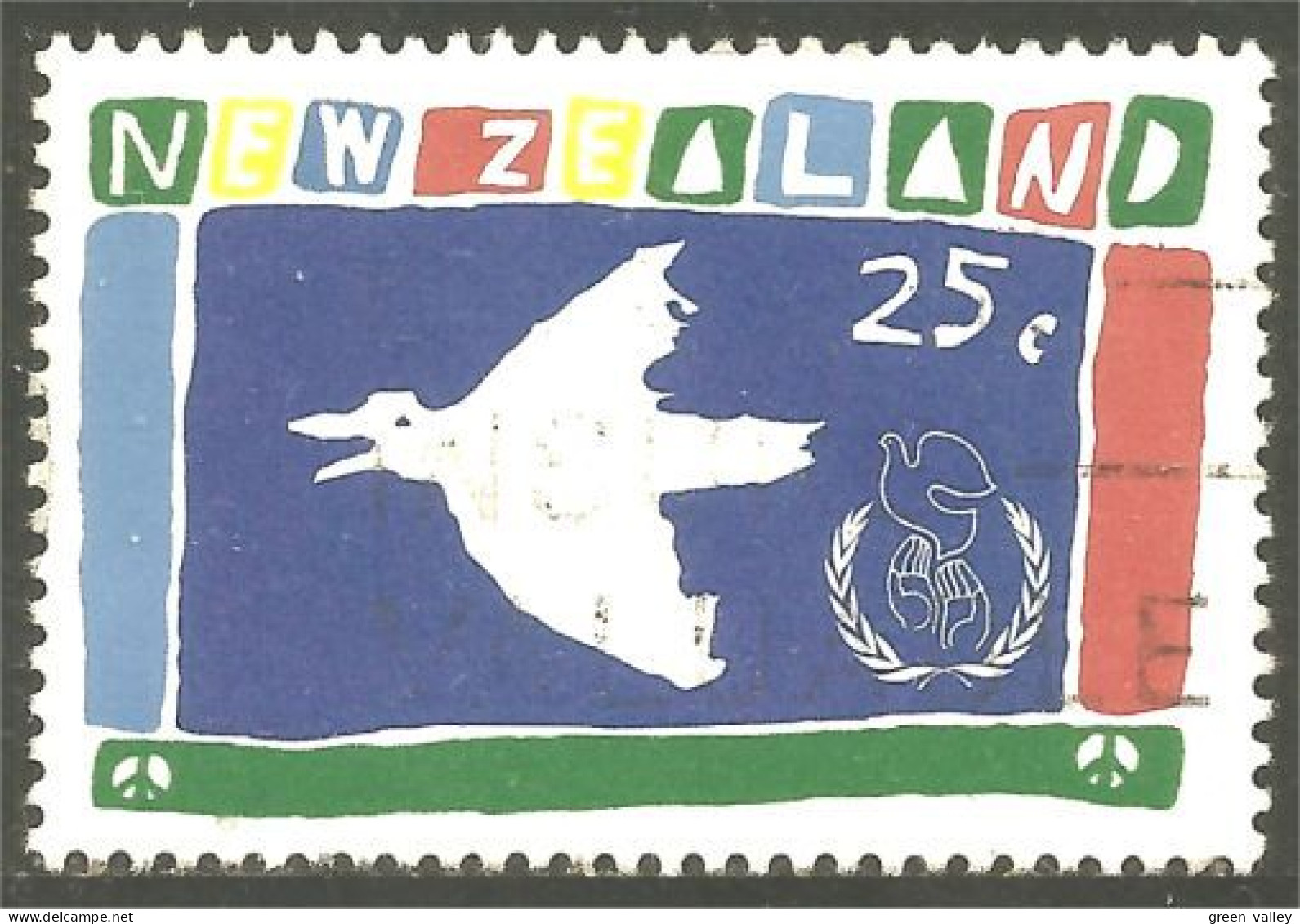 XW01-1004 New Zealand Colombe Dove Colomba Paloma Taube Peace Paix Frieden - Militaria