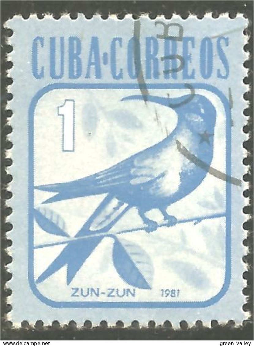 XW01-1968 Cuba Zun-zun Colibri Kolibri Hummingbird - Colibríes