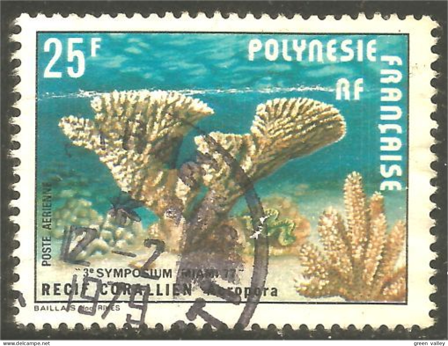 XW01-1908 Polynésie Française Récif Corallien Corail Coral - Maritiem Leven