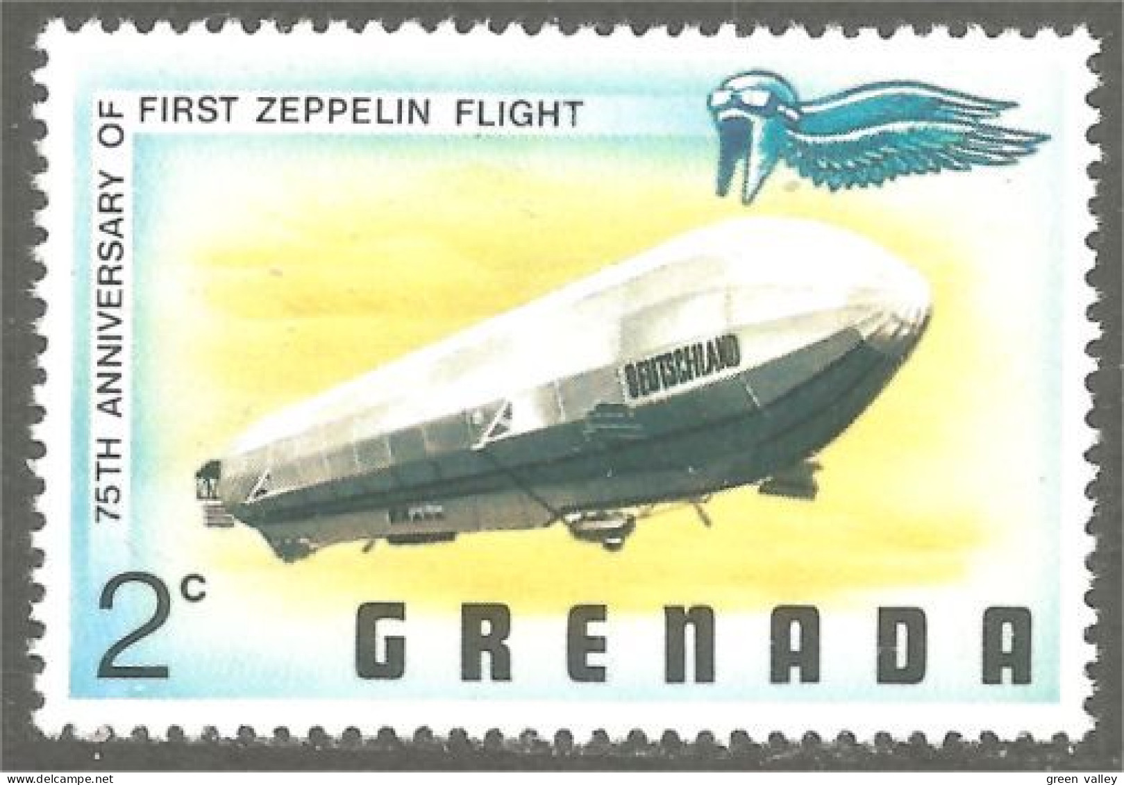 XW01-1779 Grenada Zeppelin MNH ** Neuf SC - Zeppelins