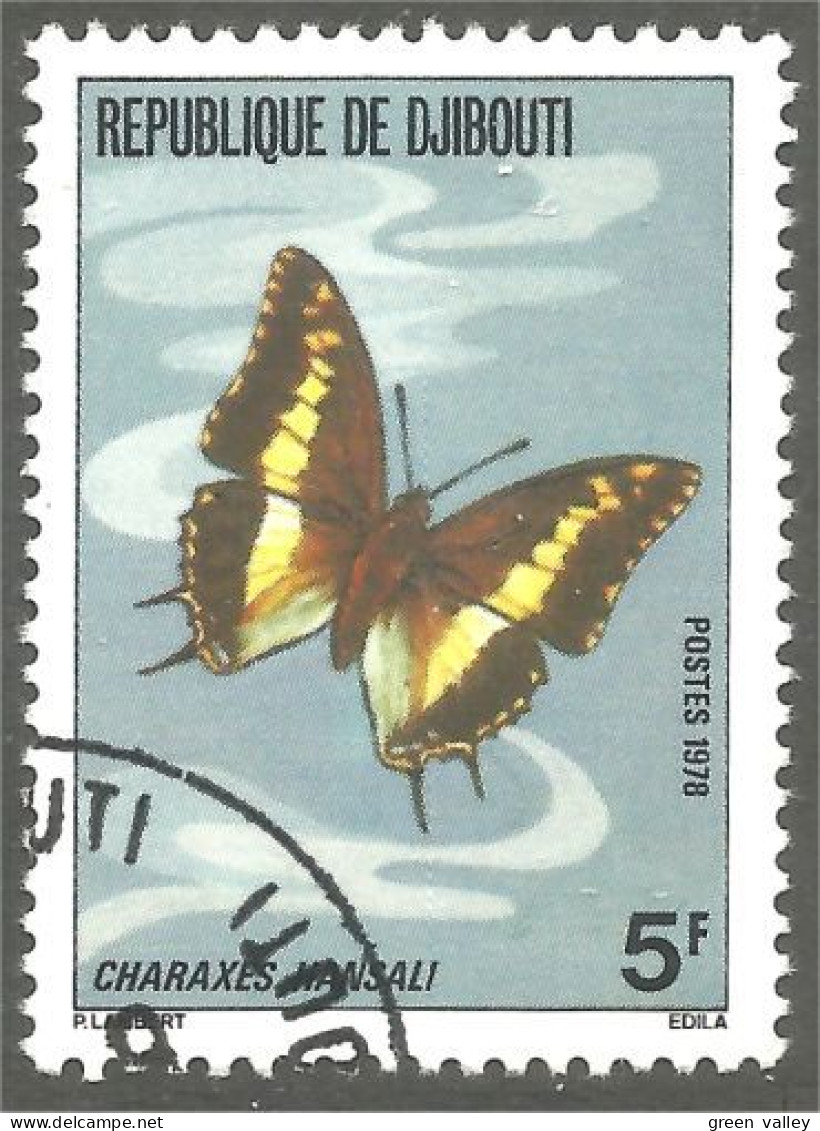 XW01-1678 Djibouti Papillon Butterfly Schmetterling Farfala Mariposa - Djibouti (1977-...)