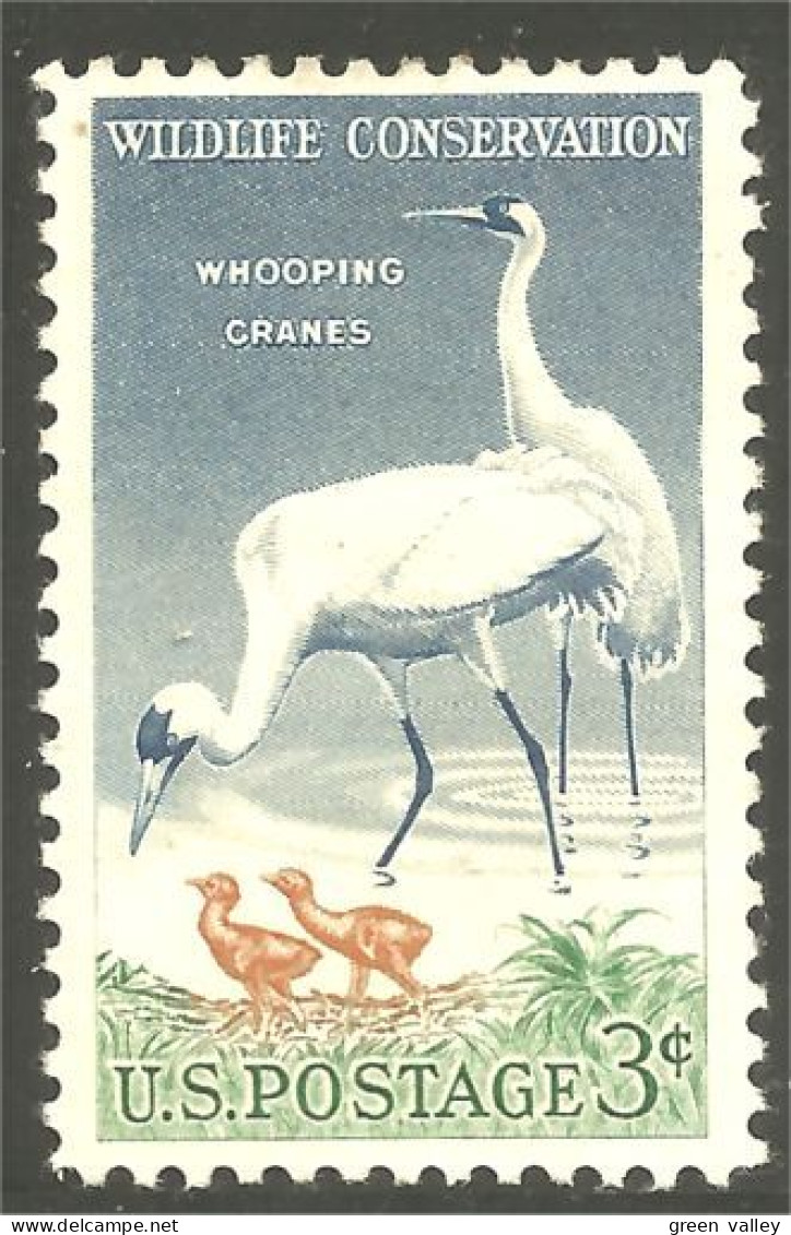 XW01-1673 USA Bird Oiseau Vogel Uccello Whooping Crane Grue Egret Aigrette MH * Neuf - Otros & Sin Clasificación
