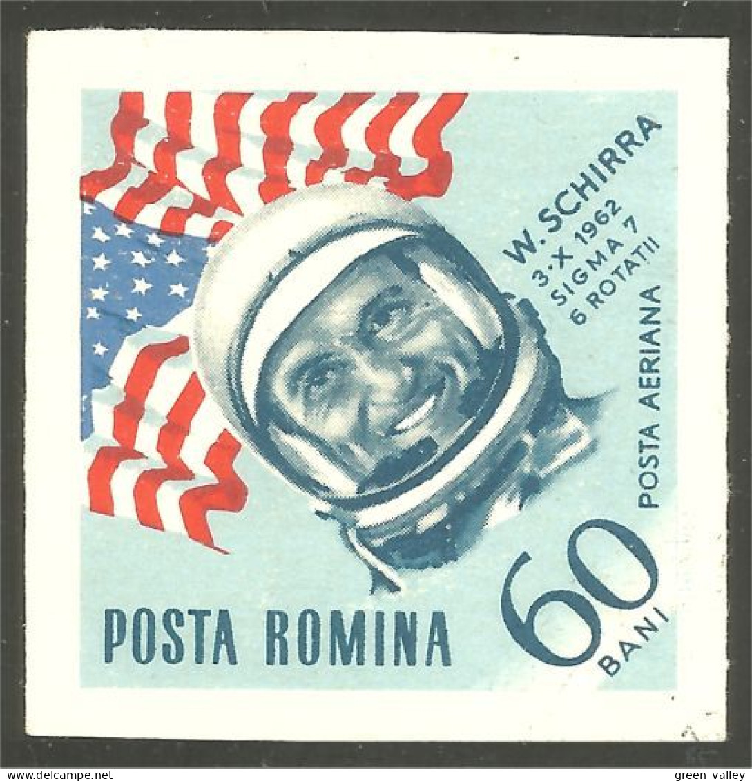 XW01-1669 Romania Space Espace Cosmonaute Shirra Cosmonaut Drapeau Flag MH * Neuf - Europe