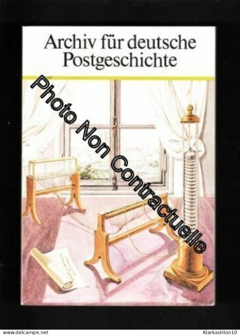 Archiv Für Deutsche Postgeschichte. Heft 2/1987 - Autres & Non Classés