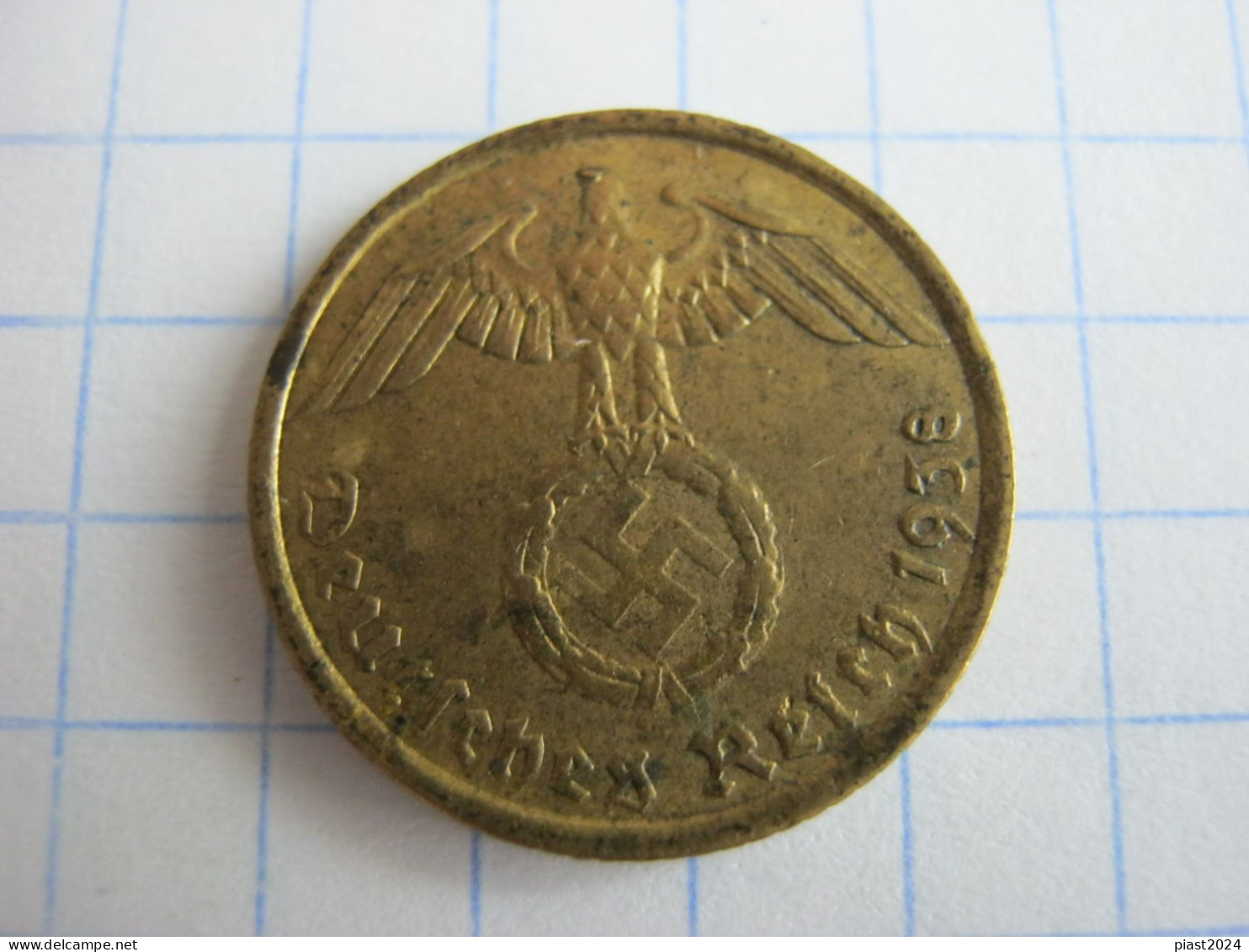 Germany 5 Reichspfennig 1938 G - 5 Reichspfennig