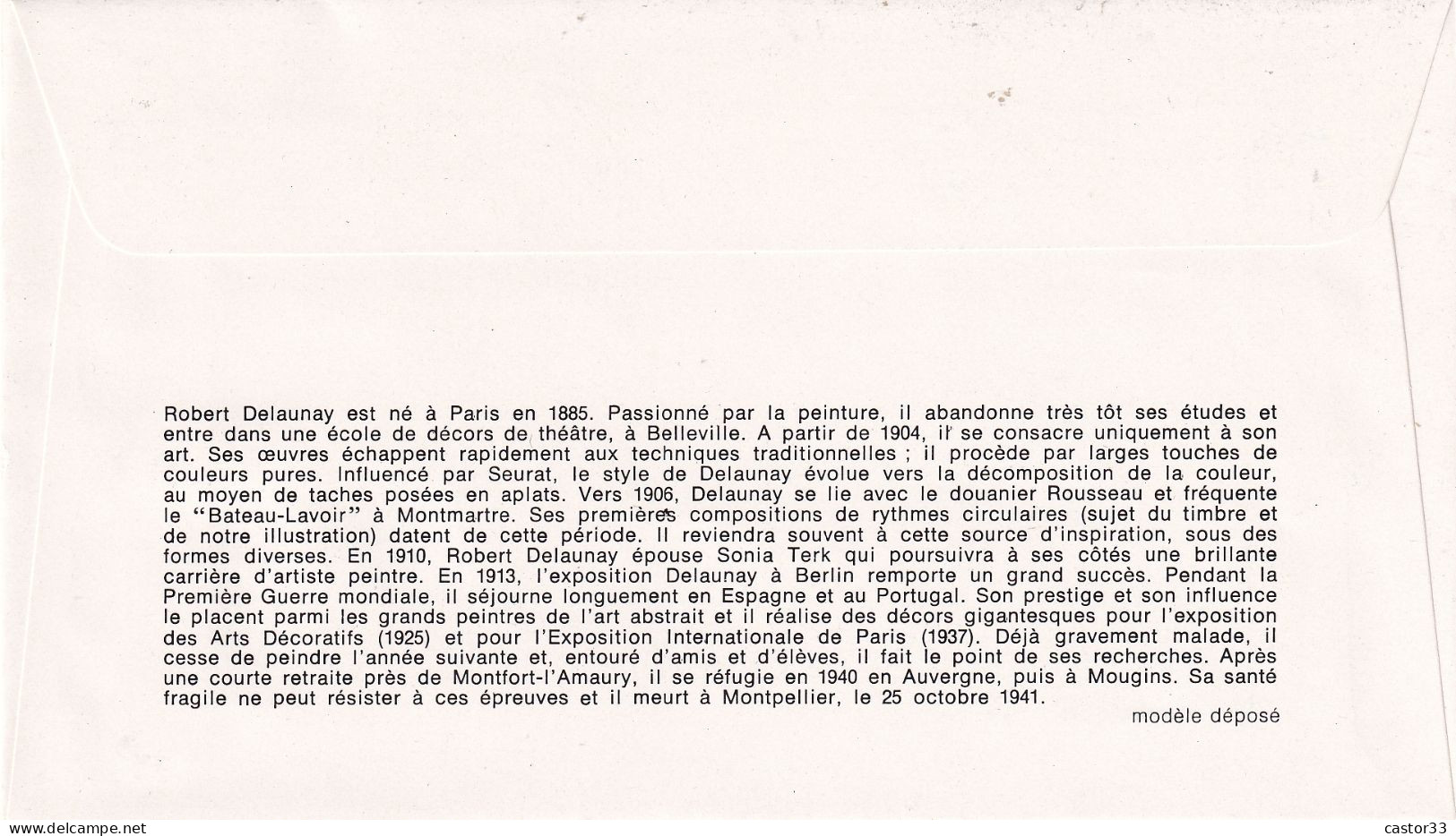 1er Jour, Robert Delaunay - 1970-1979