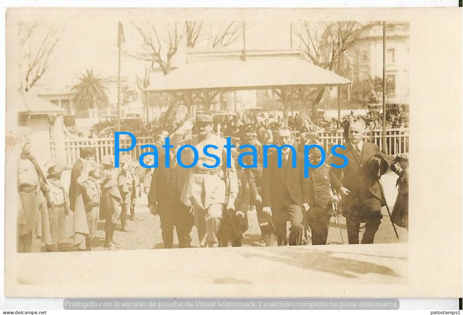 229254 ARGENTINA BUENOS AIRES HOSPITAL FRANCES 14/07/1917 COSTUMES MILITARY POSTAL POSTCARD - Argentina