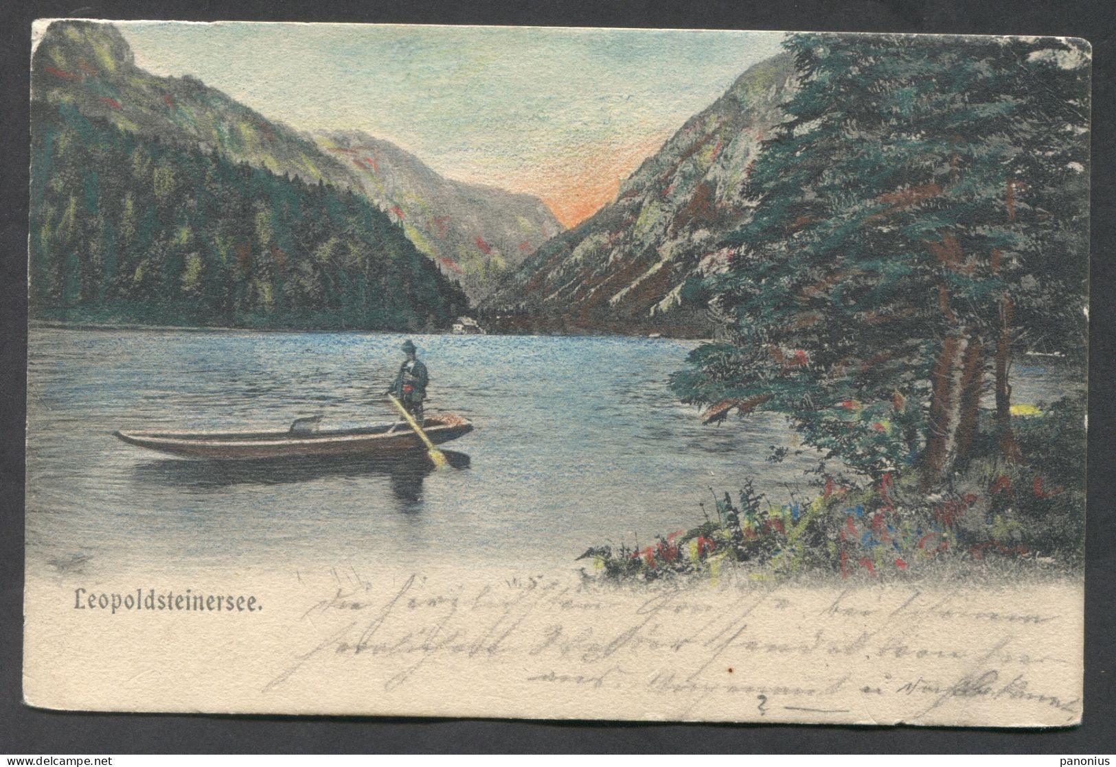 LEOPOLDSTEINERSEE  AUSTRIA, Year 1903 - Hieflau