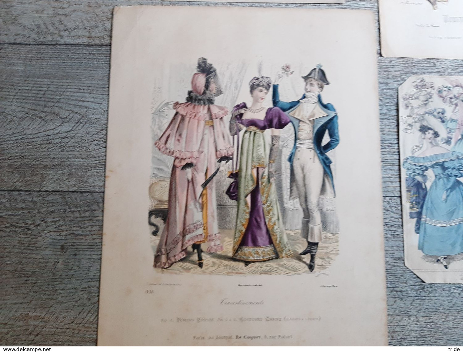 4 Gravures De Mode Journal Des Demoiselles Déguisement Travestissement Costume Kilt - Mode