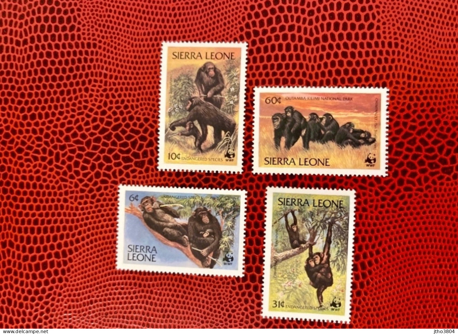 SIERRA LEONE WWF 4v Neuf MNH ** Mi 713 / 716 Mamíferos Mammals Säugetiere Mammiferi Mammifère - Ongebruikt