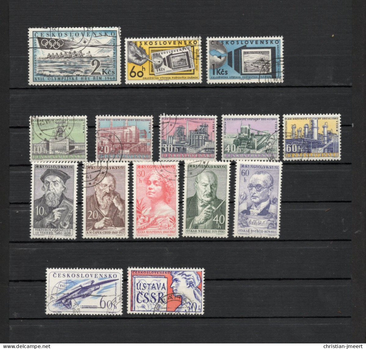 Collection Tchécoslovaquie 1960 En Parfaite état - Used Stamps