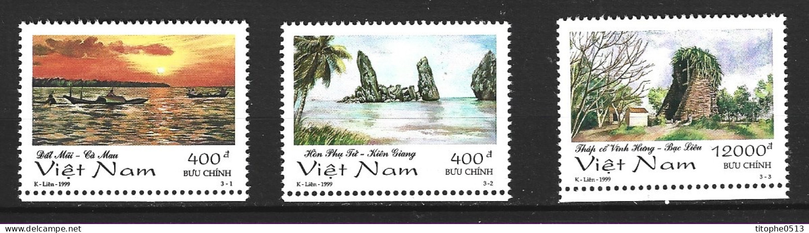 VIET NAM. N°1827-9 De 1999. Paysages. - Viêt-Nam