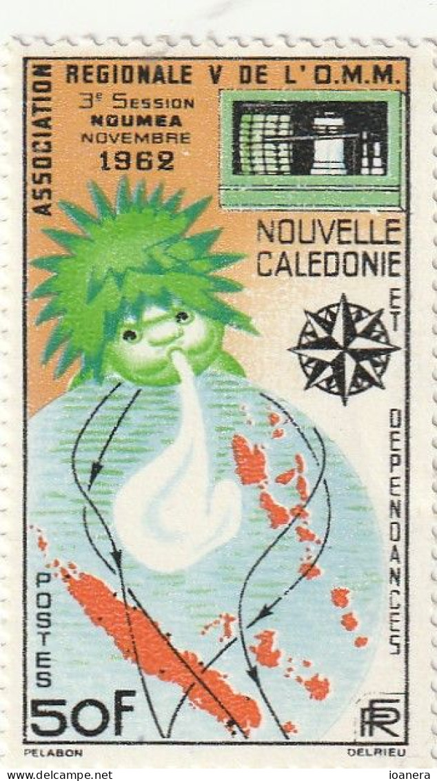 New Caledonia 1962 - Regional World Meteorological Organization In Nouma , MNH , Mi. 385 - Neufs