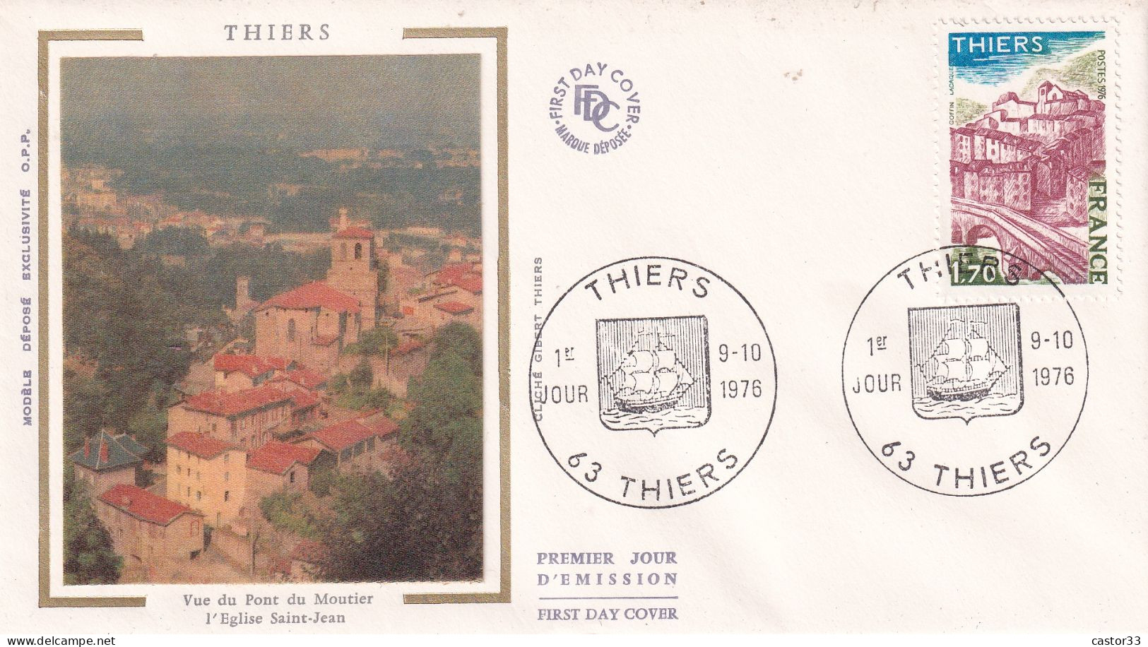 1er Jour, Thiers (Puy De Dôme) - 1970-1979
