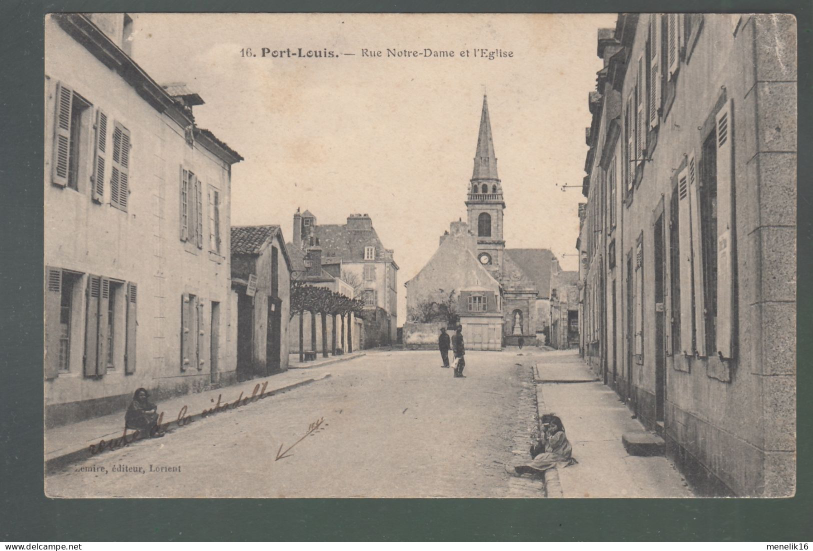 CP - 56 - Port-Louis - Rue Notre-Dame - Eglise - Port Louis