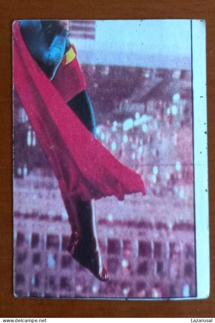 #14 SUPERMAN Panini Sticker (Printed In Yugoslavia - Decje Novine) RARE - Autres & Non Classés