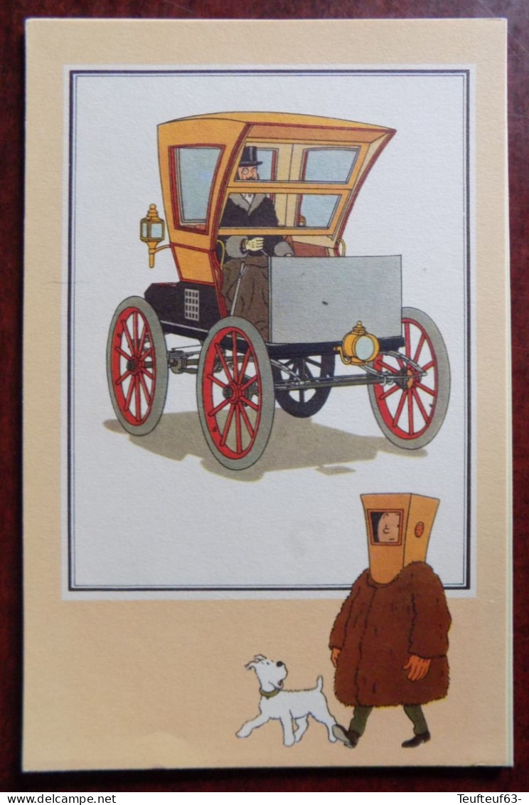 Chromo Tintin Voir Et Savoir " Automobile Origines à 1900 , Série 3 " - Voiture Fermée De Gauthier-Wehrlé 1897 - Chromo's