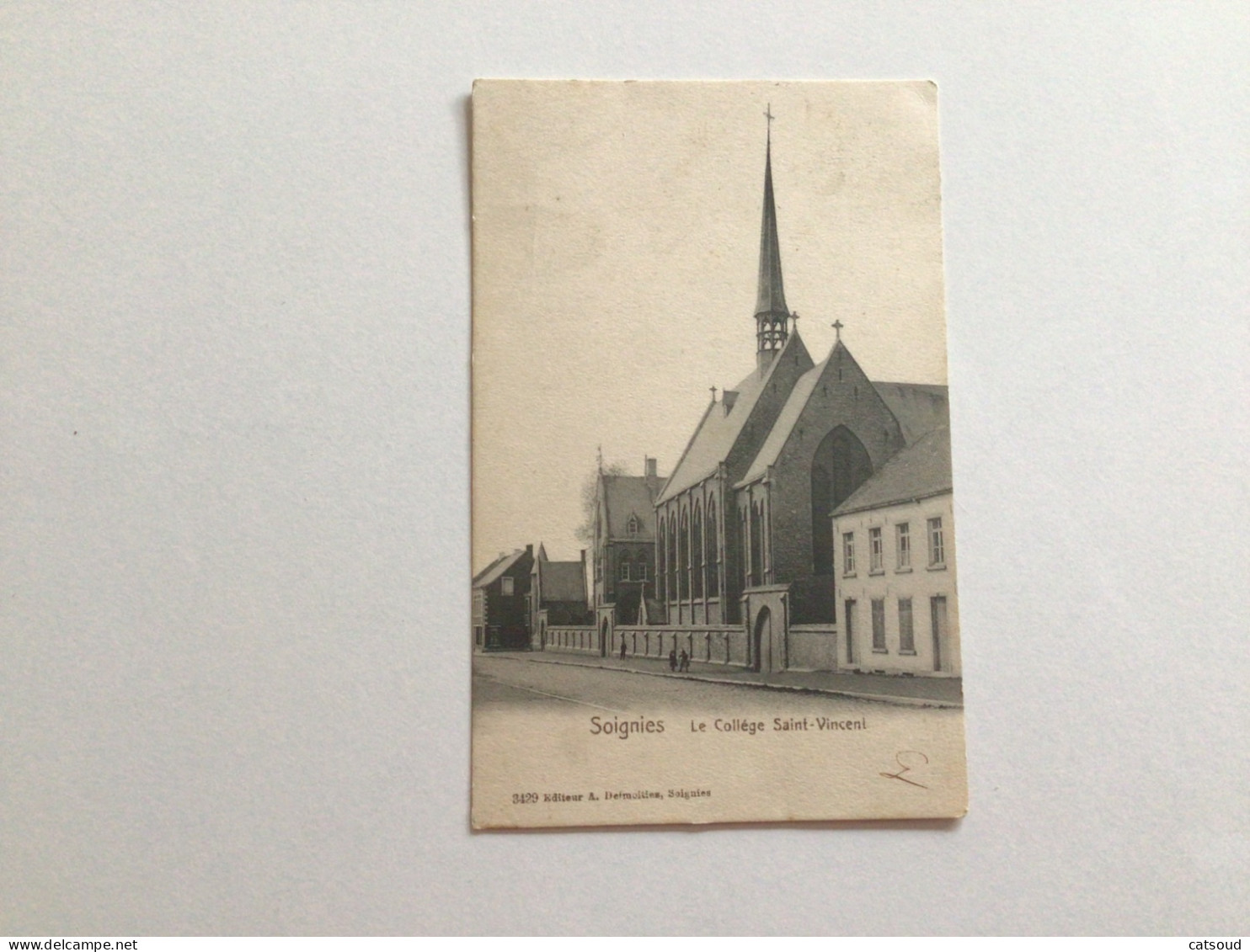 Carte Postale Ancienne (1904) Soignies Le Collège Saint-Vincent - Soignies