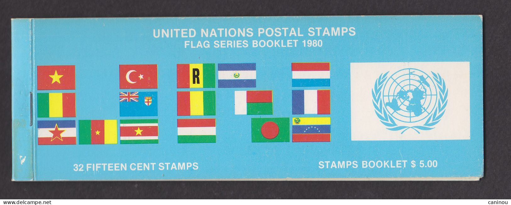 NATIONS UNIES NEW-YORK CARNET  Y & T 316 - 331 DRAPEAUX 1980 NEUF - Carnets