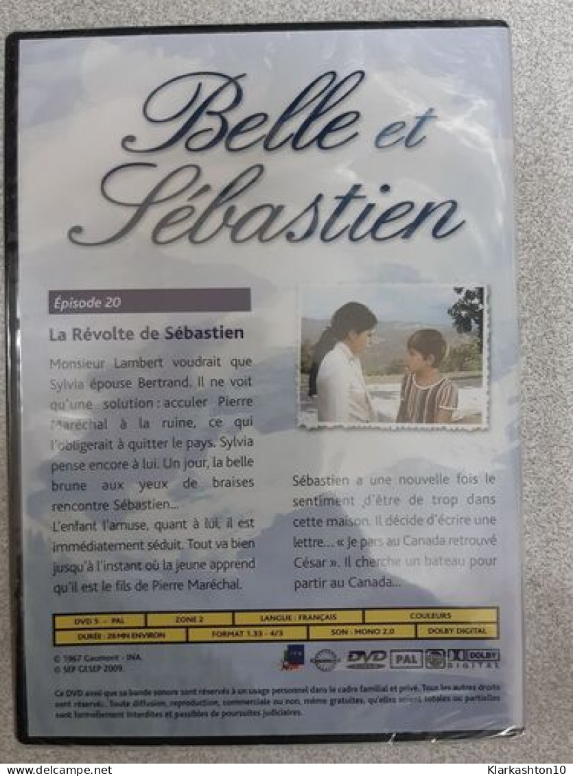 DVD Série Belle Et Sébastien - Vol. 20 - Sonstige & Ohne Zuordnung
