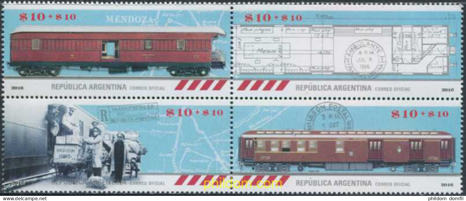 570351 MNH ARGENTINA 2017 TRANSPORTE - Unused Stamps