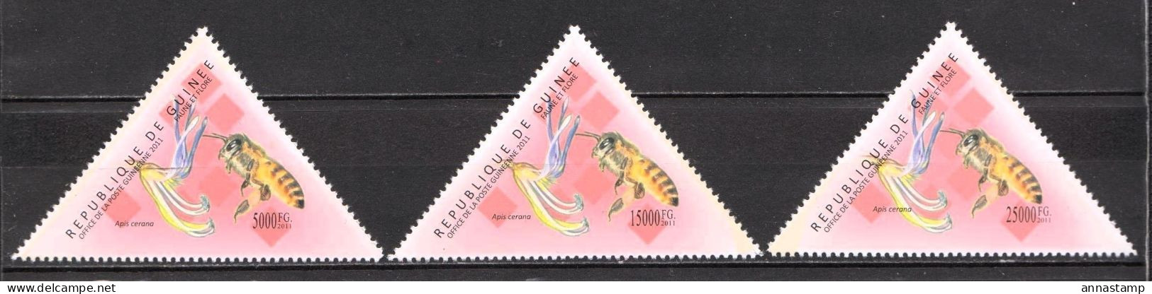 Guinea MNH Set From 2011 - Honingbijen