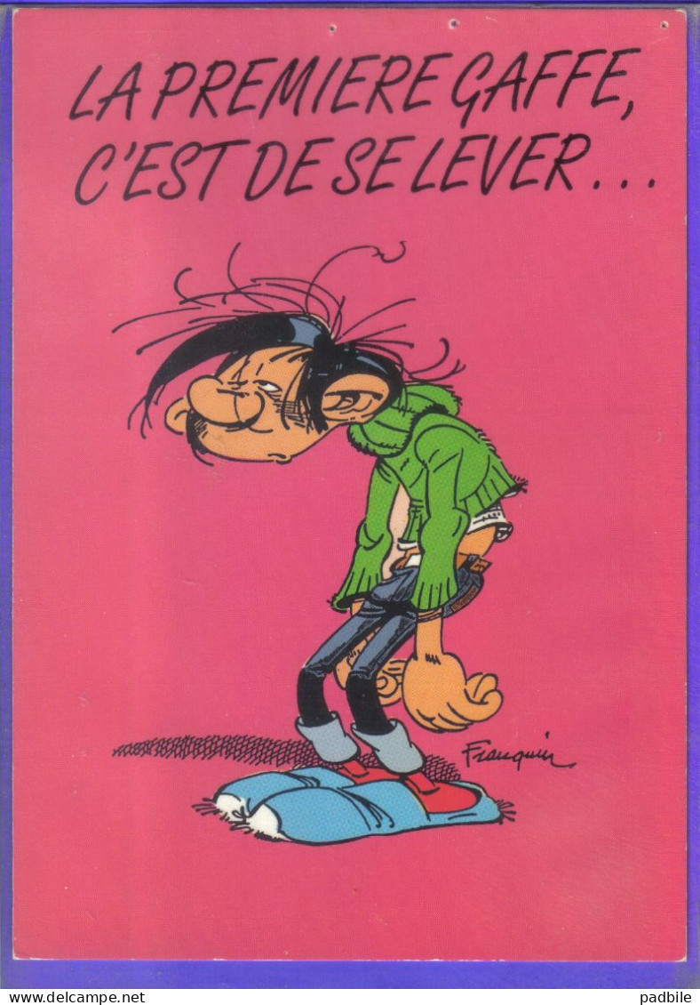 Carte Postale Bande Dessinée Franquin  Gaston Lagaffe  N°59 Très Beau Plan - Comics