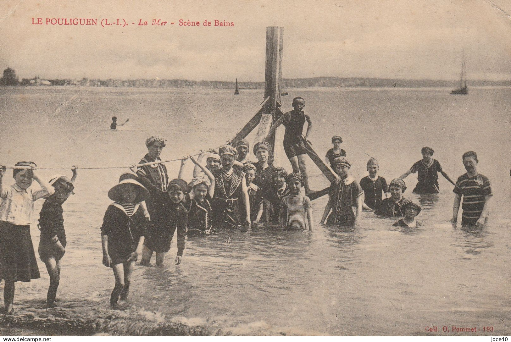 Le Pouliguen, Scène De Bain - Enfants - Andere & Zonder Classificatie