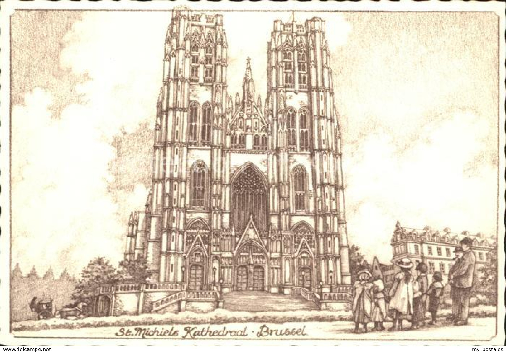 72222112 Bruessel Bruxelles Saint Michiels Kathedraal Bruessel - Laeken