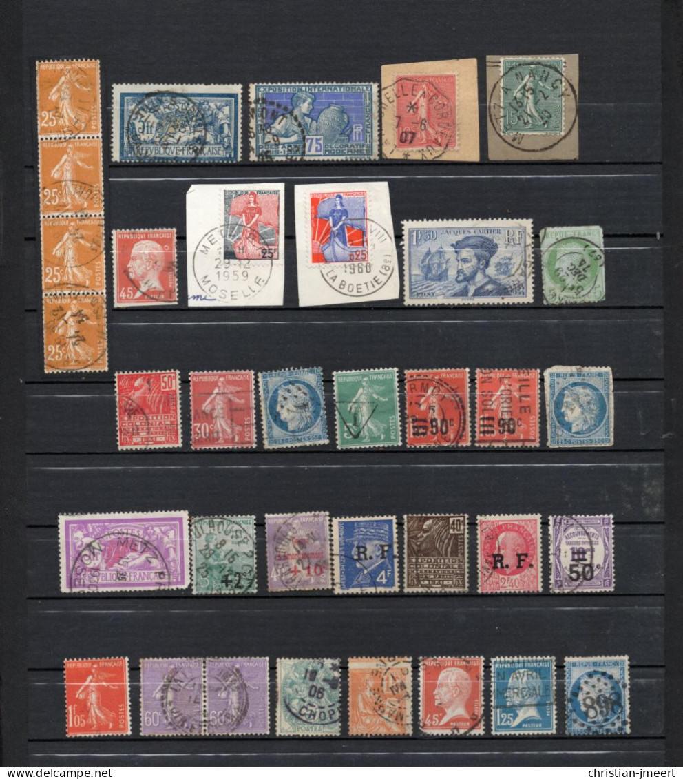 France Lot Pour Recherches 68 Timbres - Collections