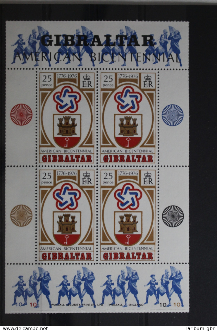 Gibraltar Block 2 Mit 337 Postfrisch #TJ569 - Gibraltar