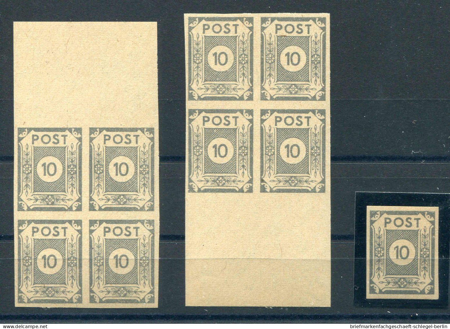 SBZ - Ostsachsen, 1945, 52 Awax (8), Postfrisch - Andere & Zonder Classificatie