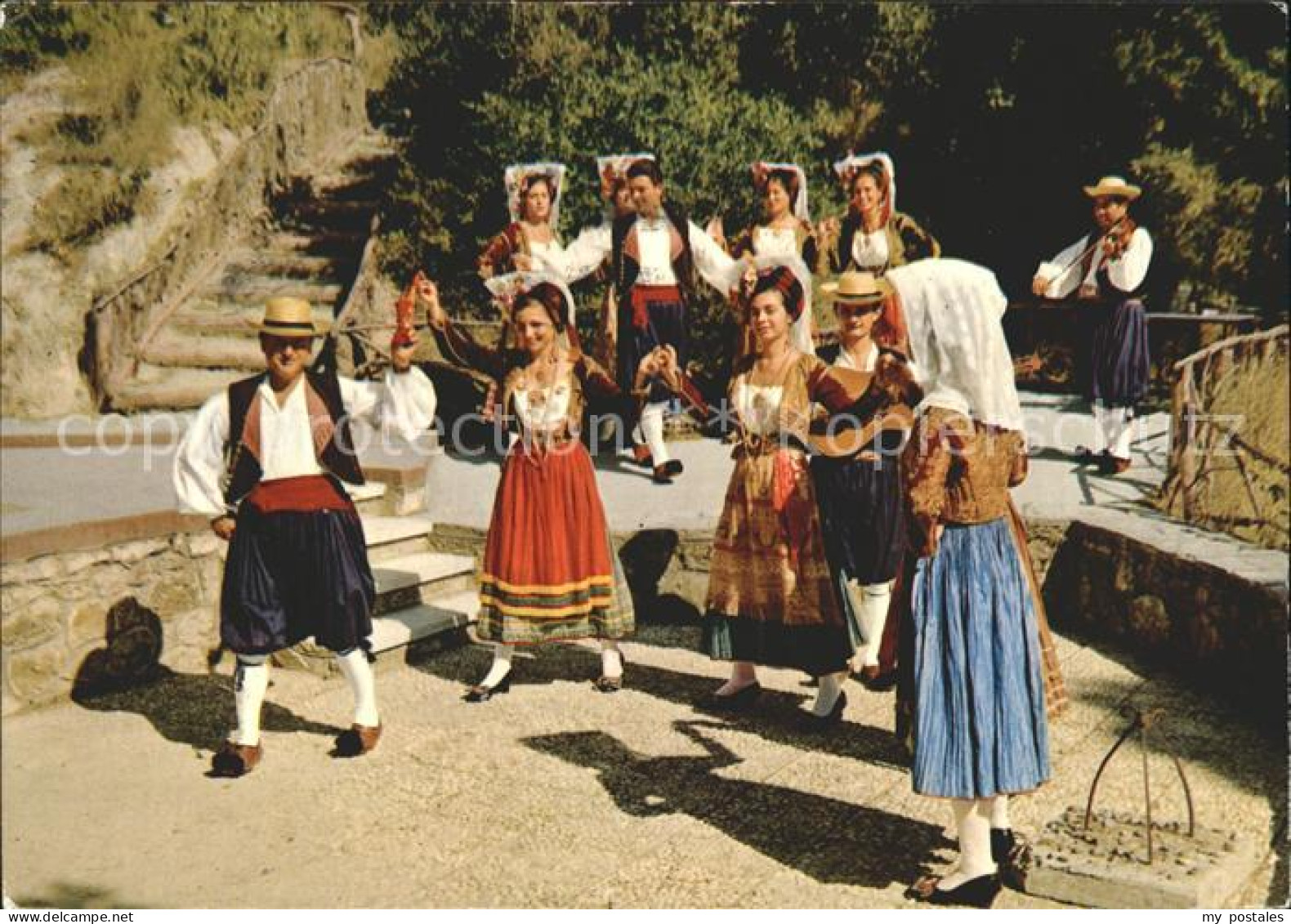 72221541 Corfu Korfu Local Costumes Trachten Tanz Griechenland - Griechenland