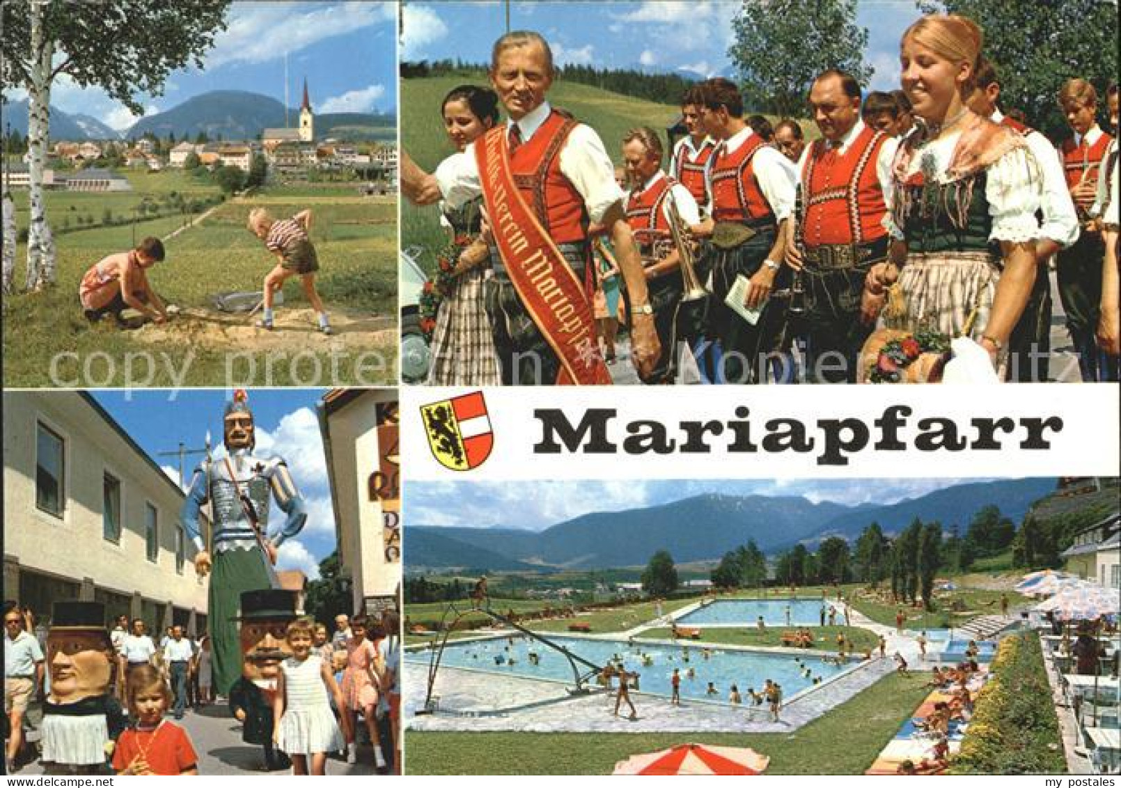 72221534 Mariapfarr Festumzug Trachten Schwimmbad Mariapfarr - Other & Unclassified