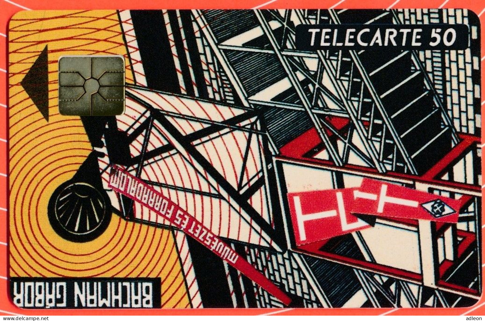 Télécartes France - Privées N° Phonecote D301 - Interférants - Oeuvre De Gabor Bachman Dans Son Encart - Telefoonkaarten Voor Particulieren