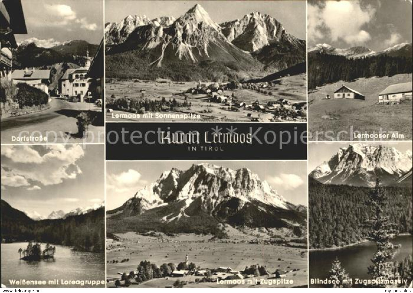 72220640 Lermoos Tirol Dorfstrasse Ortsansicht Mit Sonnenspitze Lermooser Alm We - Other & Unclassified