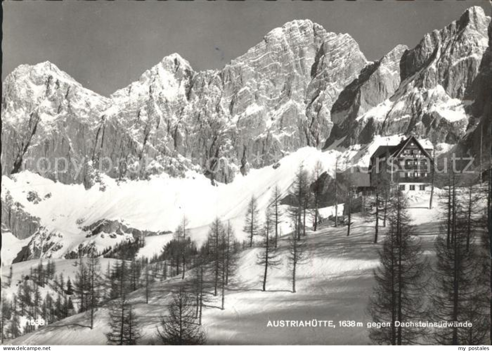 72220605 Austriahuette Mit Dachstein Suedwaenden Austriahuette - Other & Unclassified