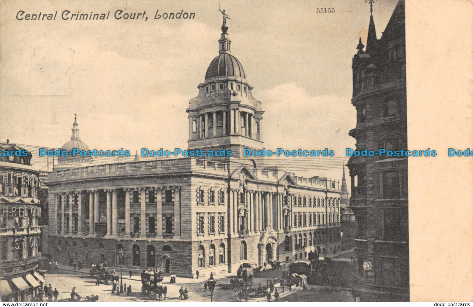 R109213 Central Criminal Court. London. Valentine. 1910 - Autres & Non Classés