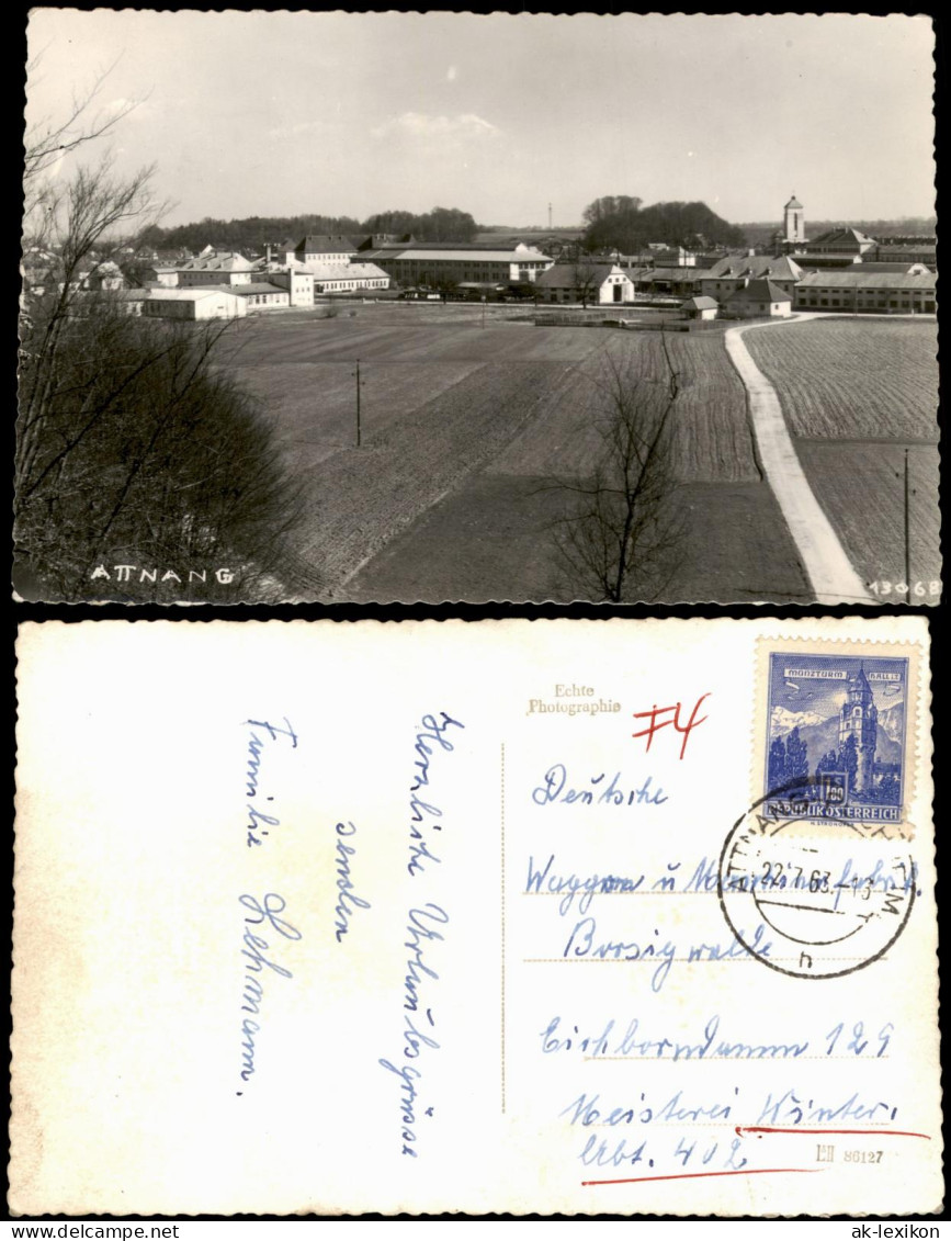 Ansichtskarte Attnang-Puchheim Partie An Der Stadt 1963 - Sonstige & Ohne Zuordnung