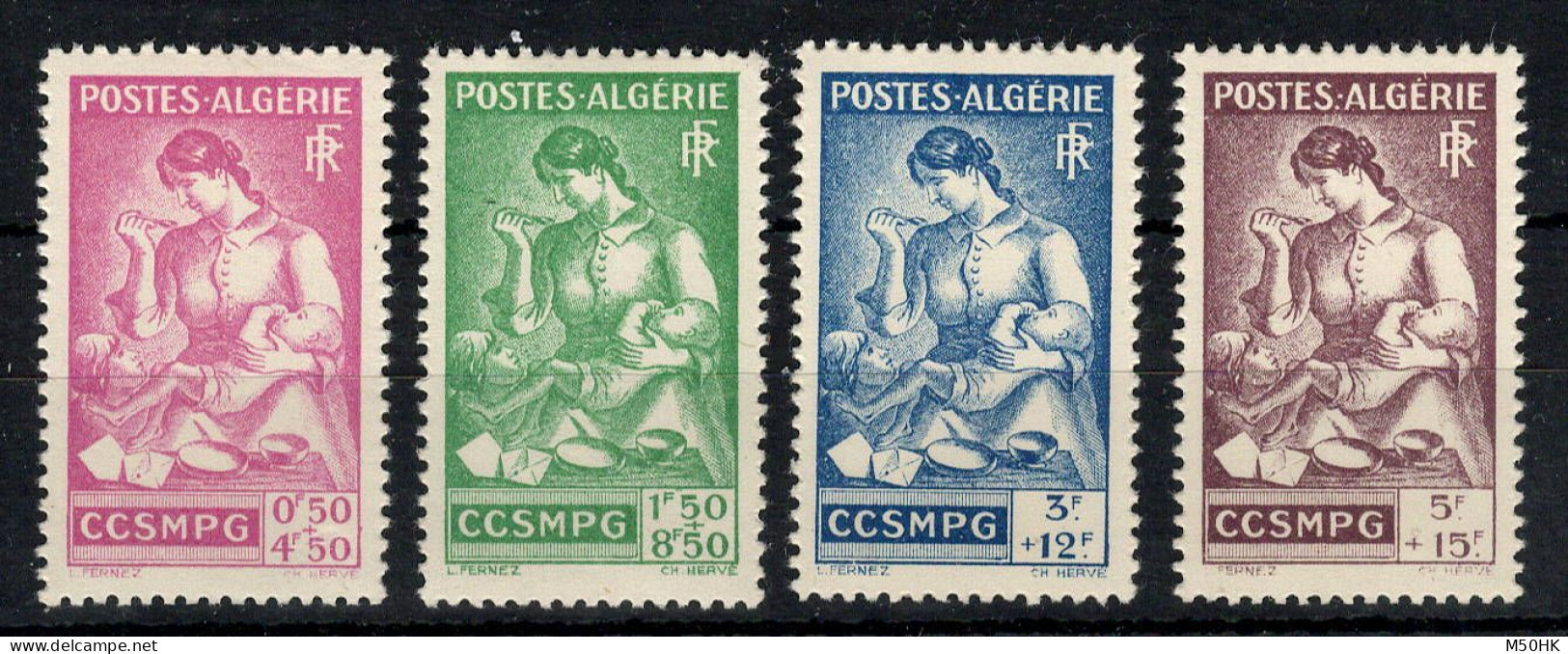 Algérie - YV 205 à 208 N** MNH Luxe , Cote 7 Euros - Neufs