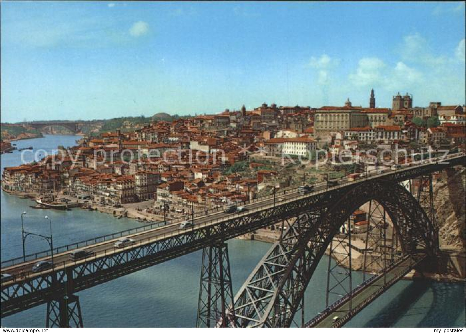 72219578 Porto Portugal Vista Parcial E Ponte Dom Luiz Porto - Andere & Zonder Classificatie