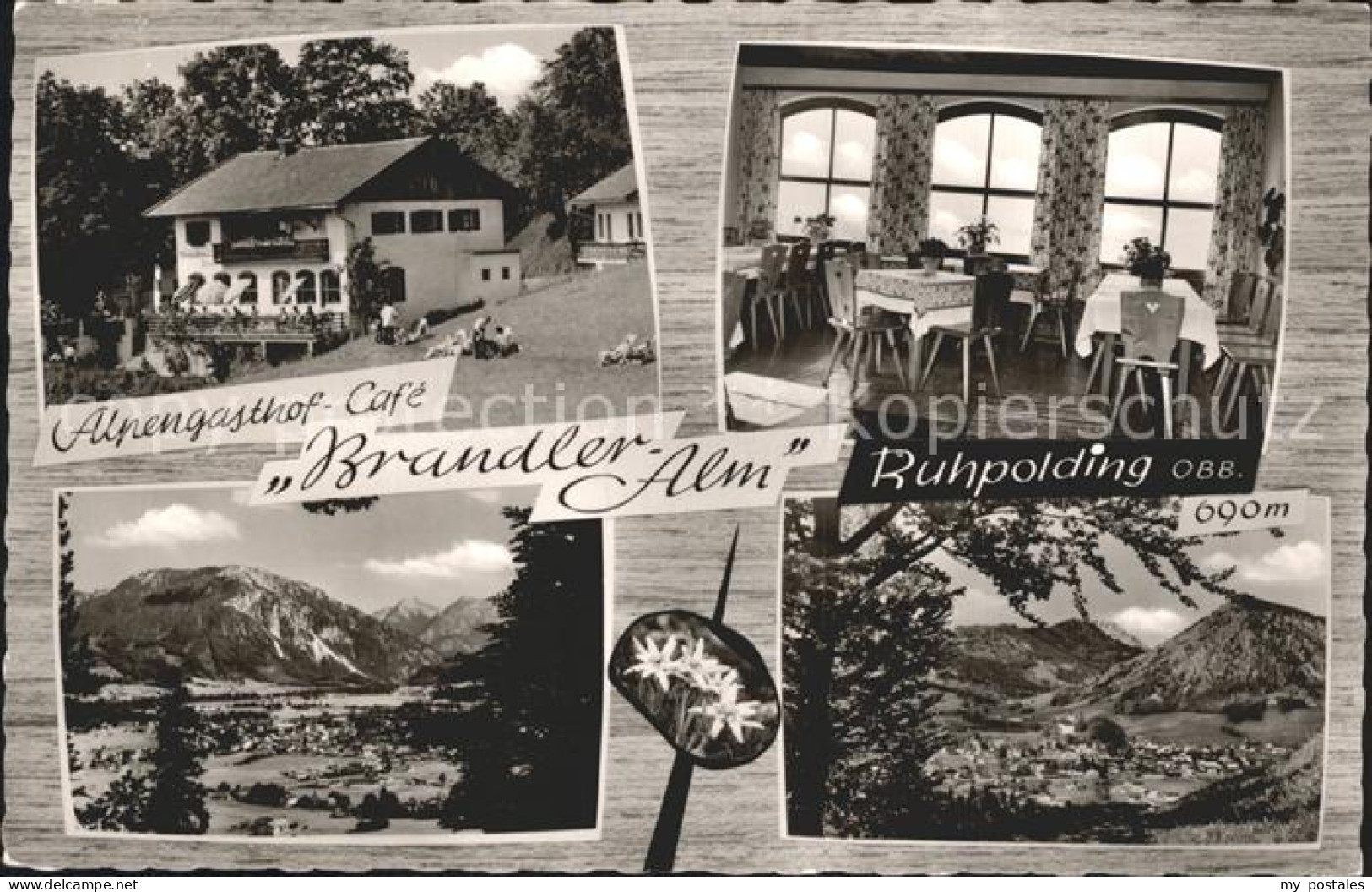 72219238 Ruhpolding Alpengasthof Cafe Brandler Alm Gaststube Panorama Ruhpolding - Ruhpolding