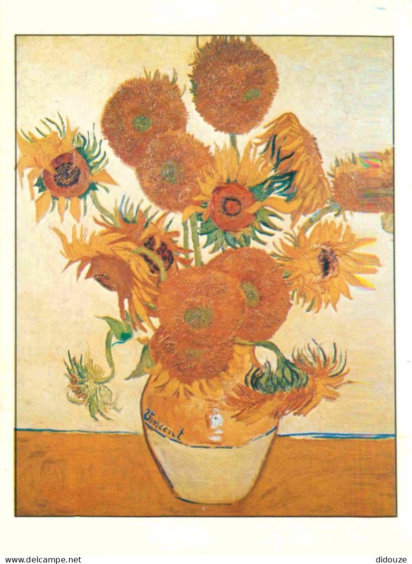 Art - Peinture - Vincent Van Gogh - Tournesols - Sunflowers - Zonnebloemen - CPM - Carte Neuve - Voir Scans Recto-Verso - Malerei & Gemälde