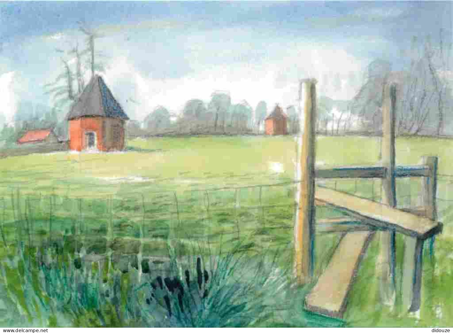 Art - Peinture - John Steane - Ascott Park Stadhampton - Watercolour - CPM - Carte Neuve - Voir Scans Recto-Verso - Peintures & Tableaux