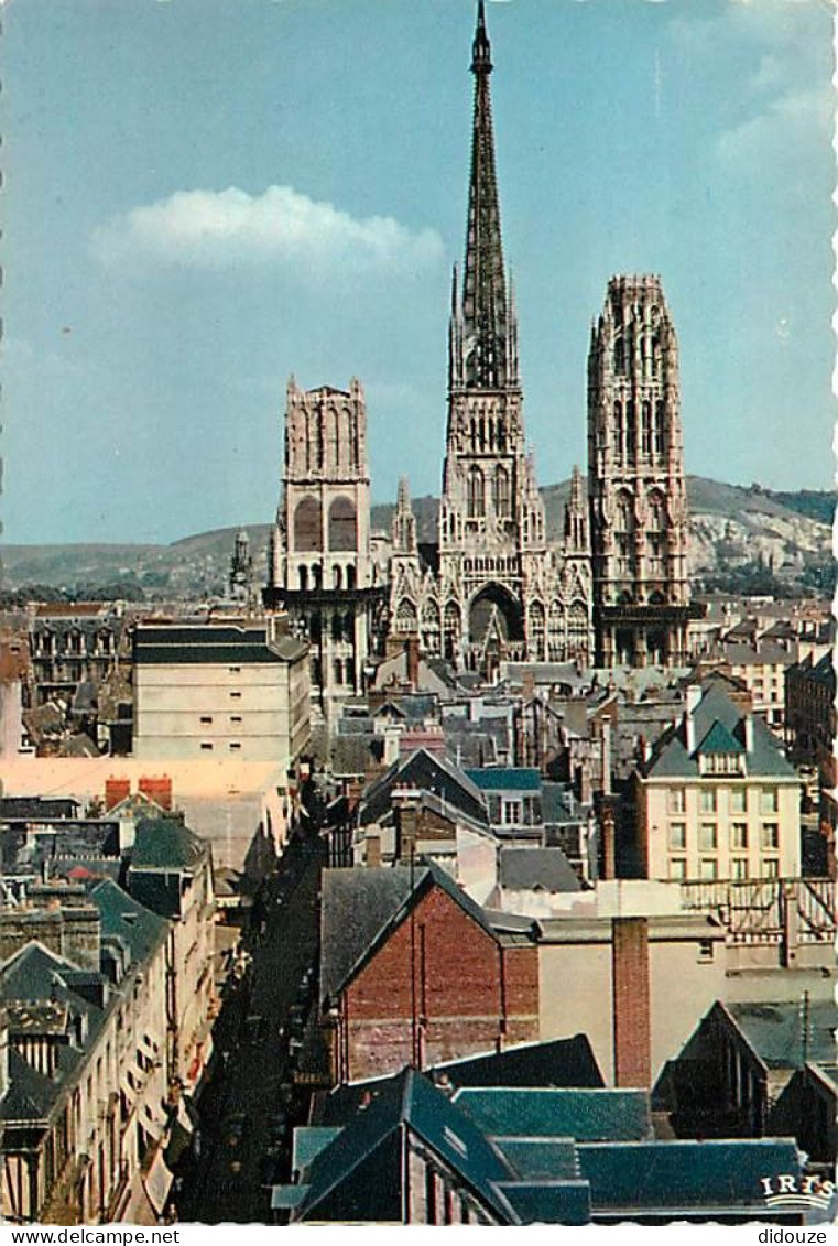 76 - Rouen - Vue Générale - La Cathédrale Notre Dame - Carte Neuve - CPM - Voir Scans Recto-Verso - Rouen