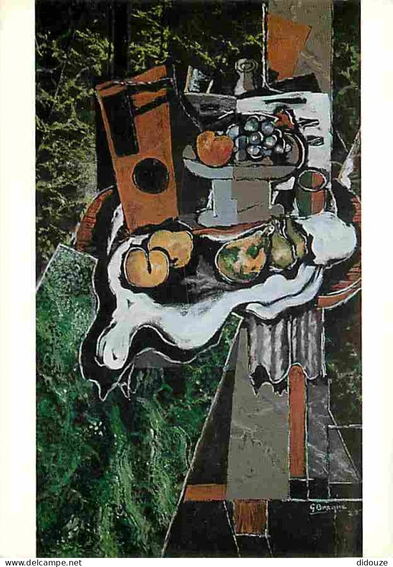 Art - Peinture - Georges Braque - Nature Morte à La Table De Marbre - Musée National D'Art Moderne De Paris - Carte Neuv - Peintures & Tableaux