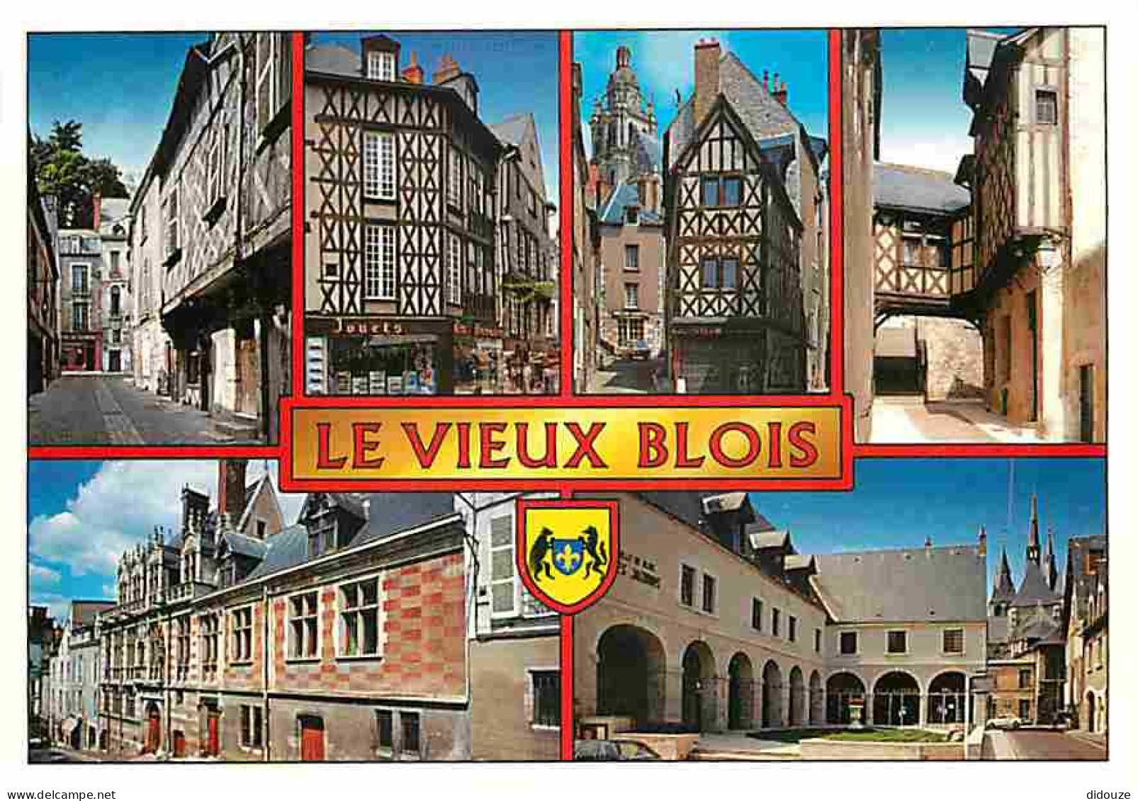 41 - Blois - Le Vieux Blois - Multivues - Blasons - CPM - Voir Scans Recto-Verso - Blois