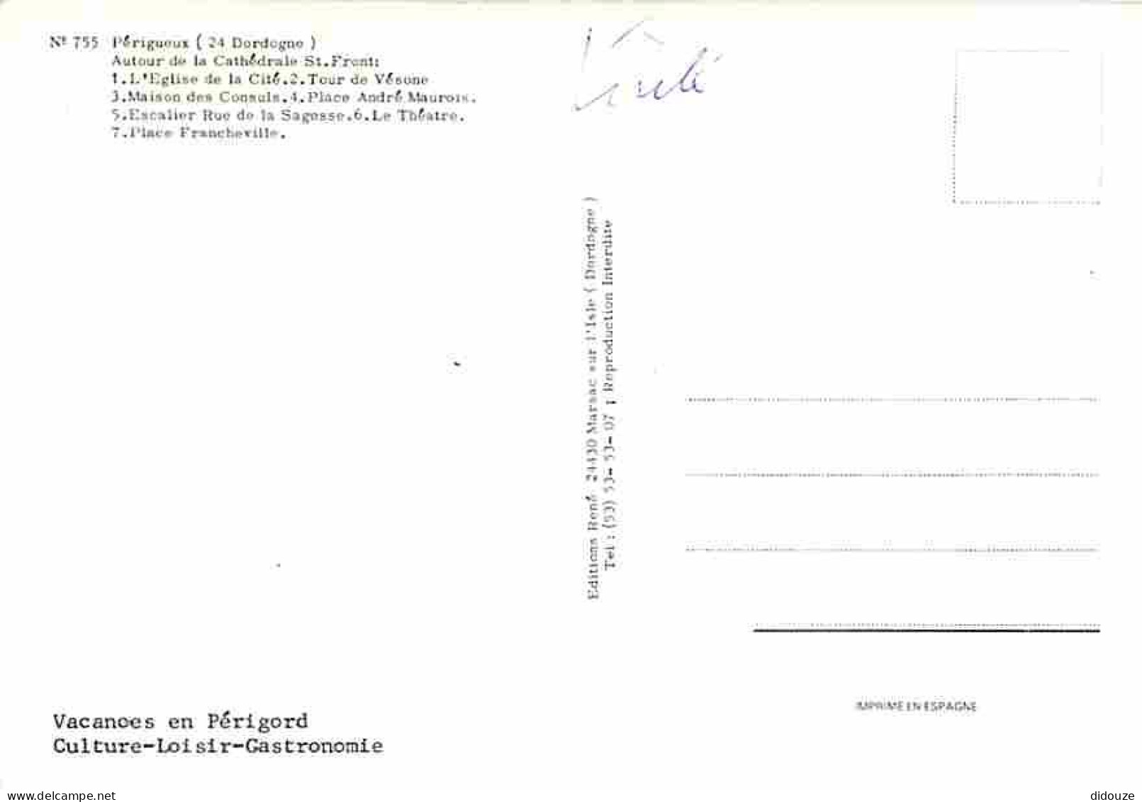 24 - Périgueux - Multivues - CPM - Voir Scans Recto-Verso - Périgueux