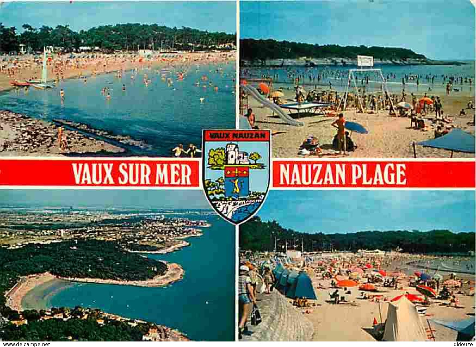 17 - Vaux Sur Mer - Nauzan Plage - Multivues - Scènes De Plage - Blasons - CPM - Voir Scans Recto-Verso - Vaux-sur-Mer