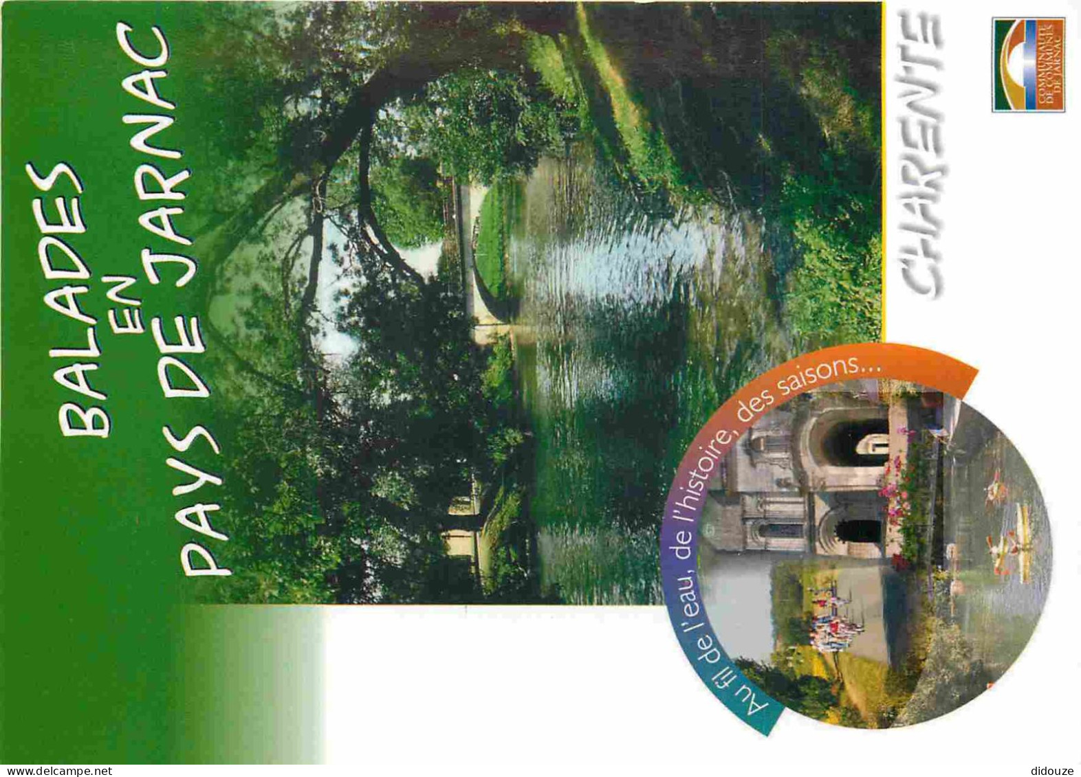 16 - Jarnac - Balades En Pays De Jarnac - Carte Publicitaire - CPM - Voir Scans Recto-Verso - Jarnac